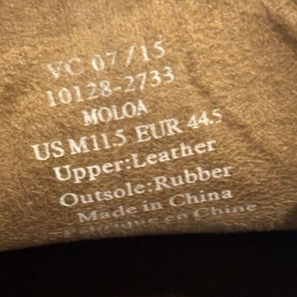 Olukai Moloa Men’s 11.5 Brown Leather Slip On Shoes Casual - Picture 7 of 7